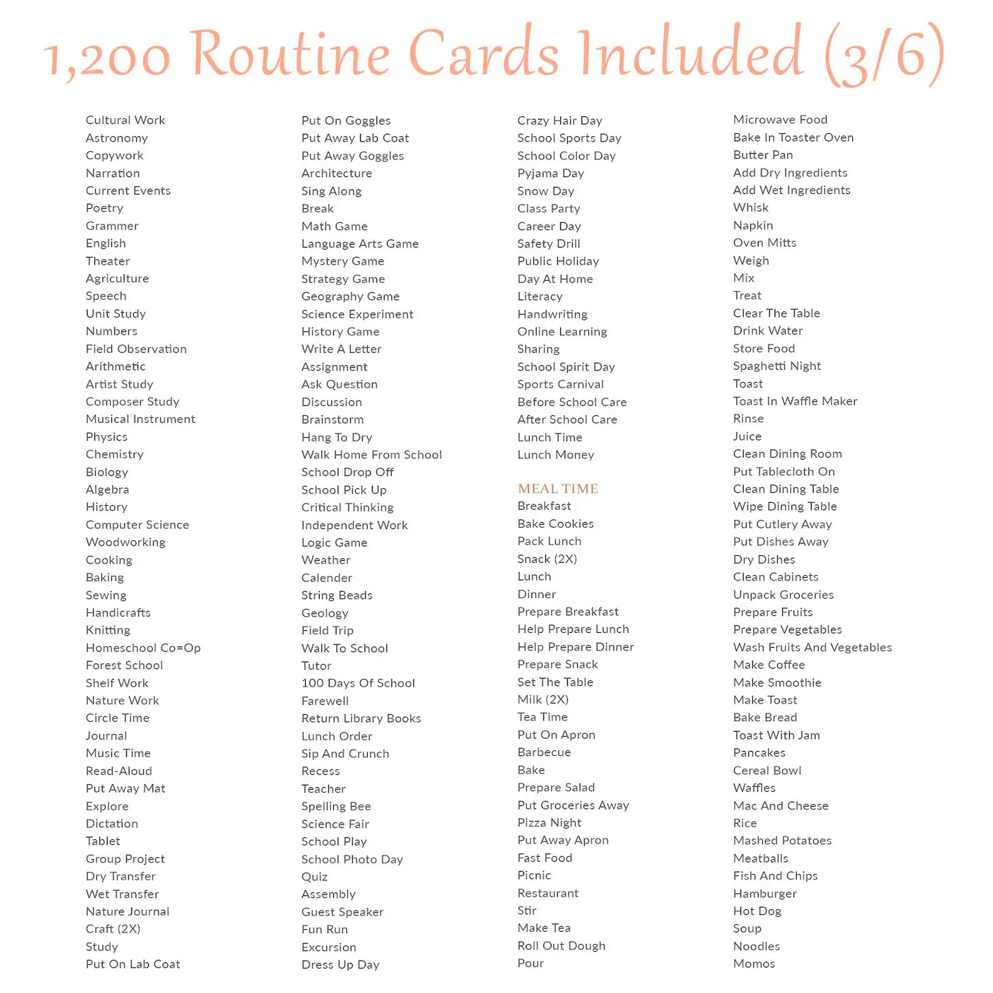 🗓️ Daily Routine Cards – Visual Schedule for Kids 👧👦✨