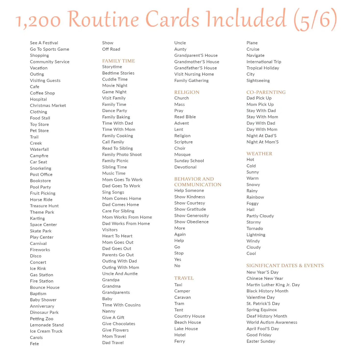 🗓️ Daily Routine Cards – Visual Schedule for Kids 👧👦✨